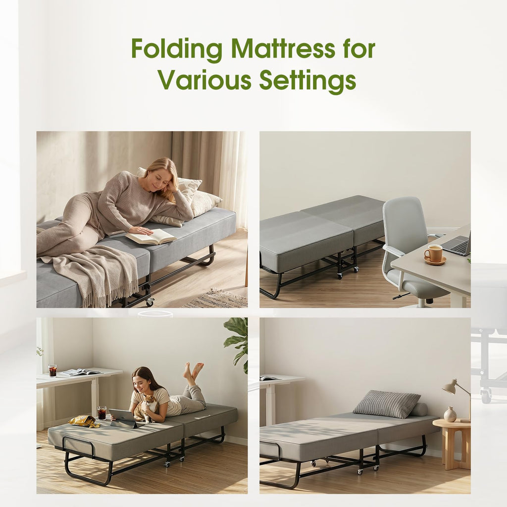 Folding Bed on Wheels I5996