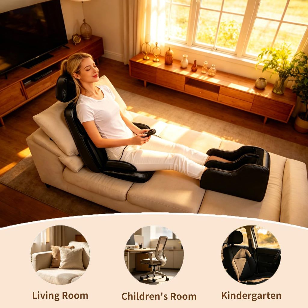 Full-Body Massage Mat with Foot Massager E4882
