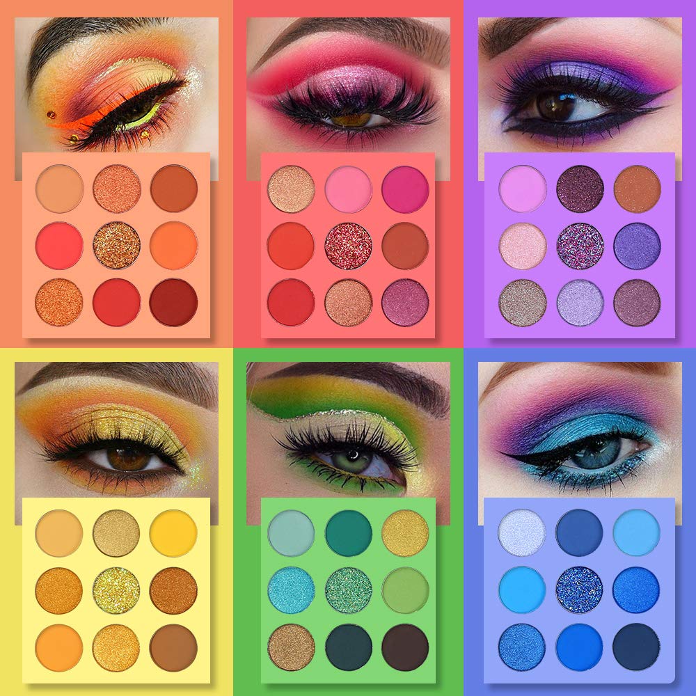 54 Colors Matte Shimmer Glitter Eyeshadow Palette X204