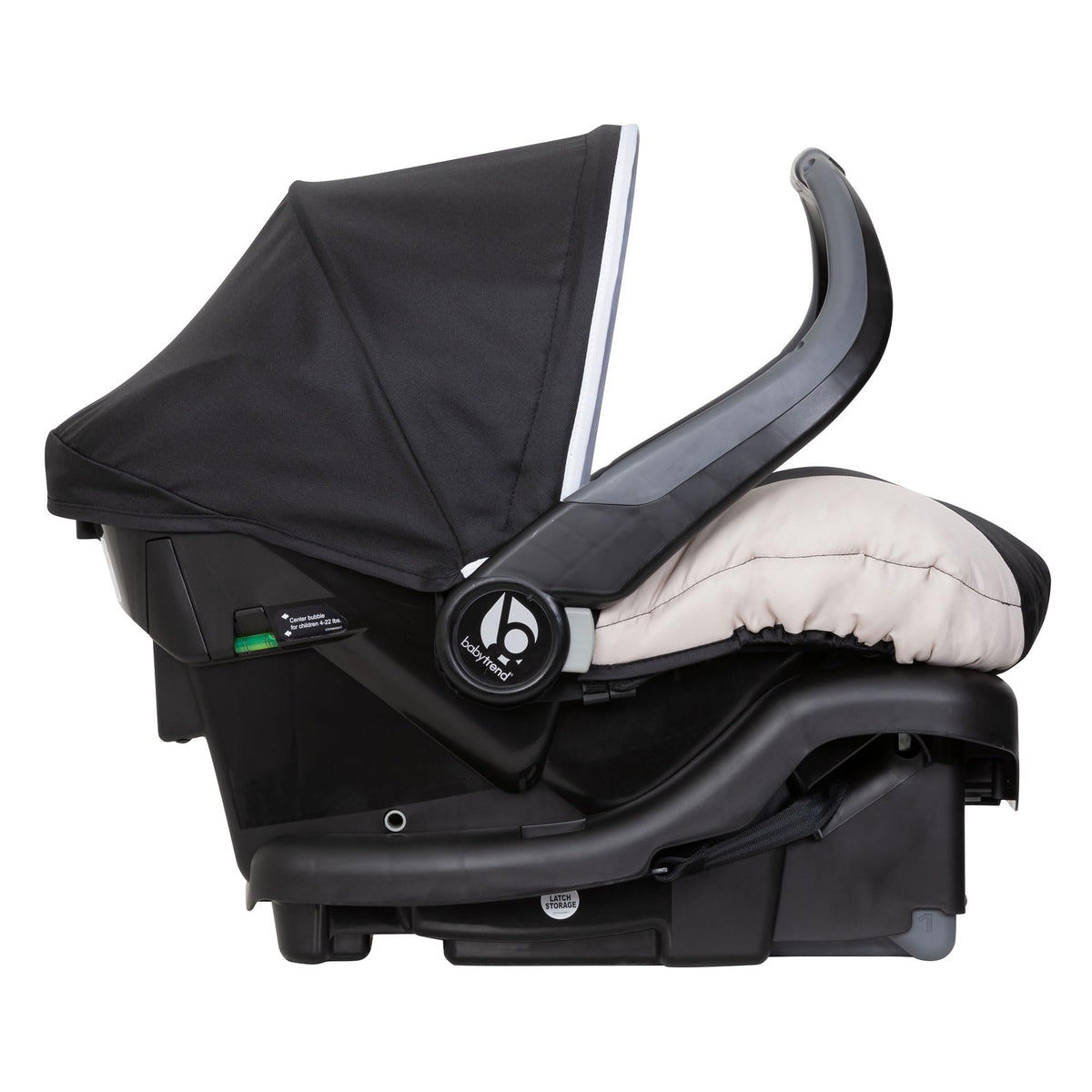Khaki Infant Car Seat with Cover and Harness W665