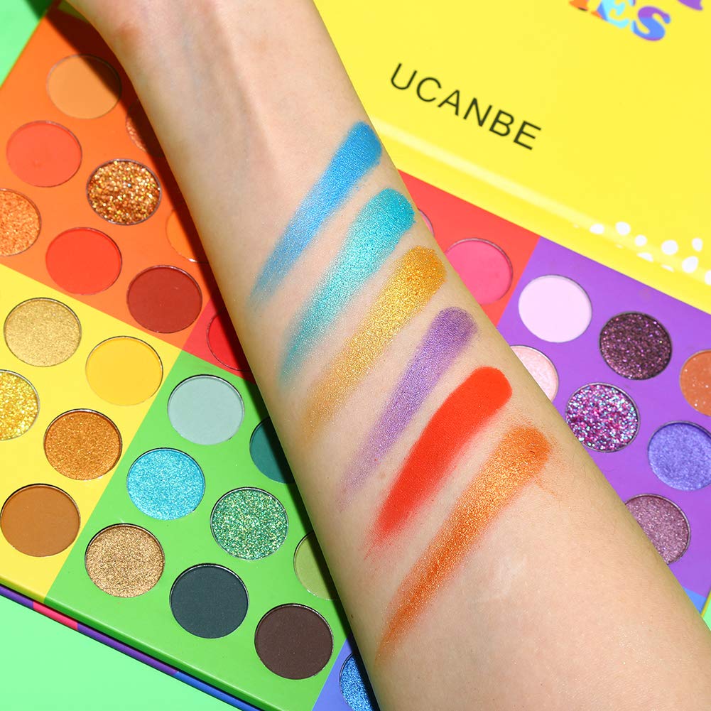 54 Colors Matte Shimmer Glitter Eyeshadow Palette X204