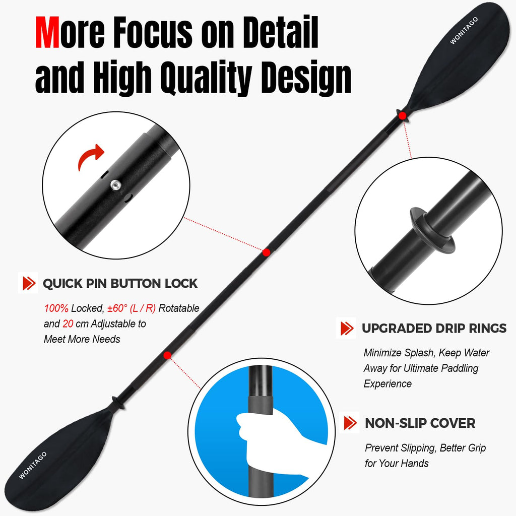Adjustable Lightweight Kayak Paddle J85813