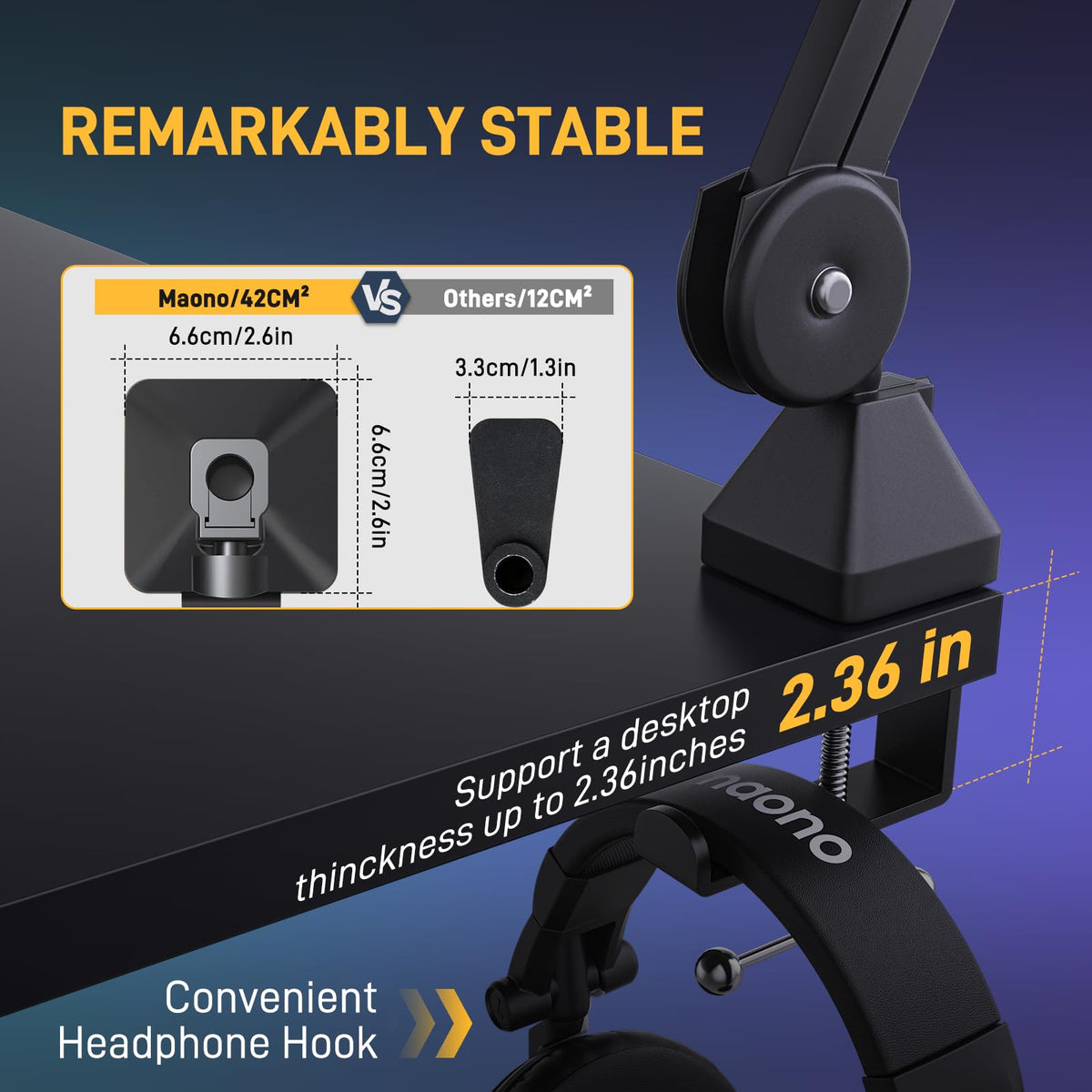 Dynamic Microphone Boom Arm Kit E1657