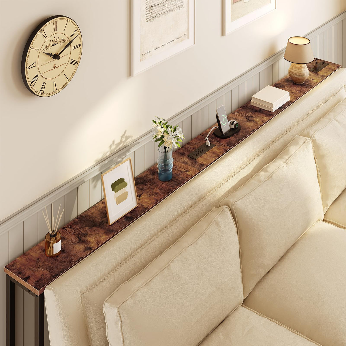 47.2" Narrow Console Table with Power Outlet C727208