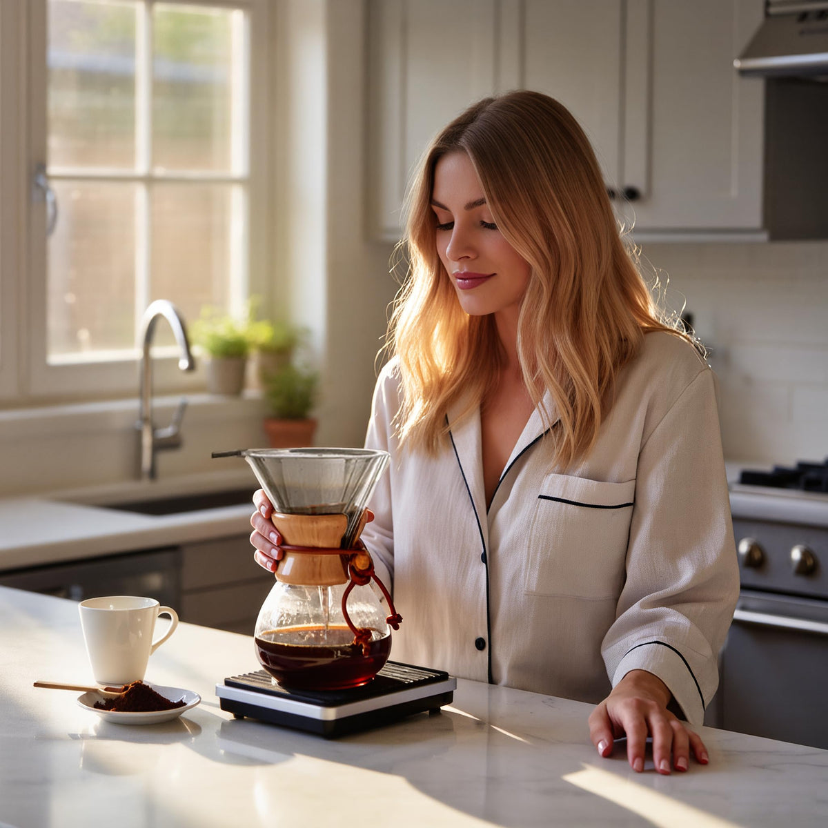 Glass 10 Cup Coffee Pour Over Set O30396