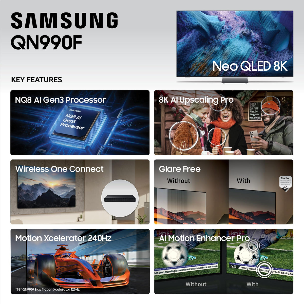 85-Inch 8K Mini LED Smart TV M551