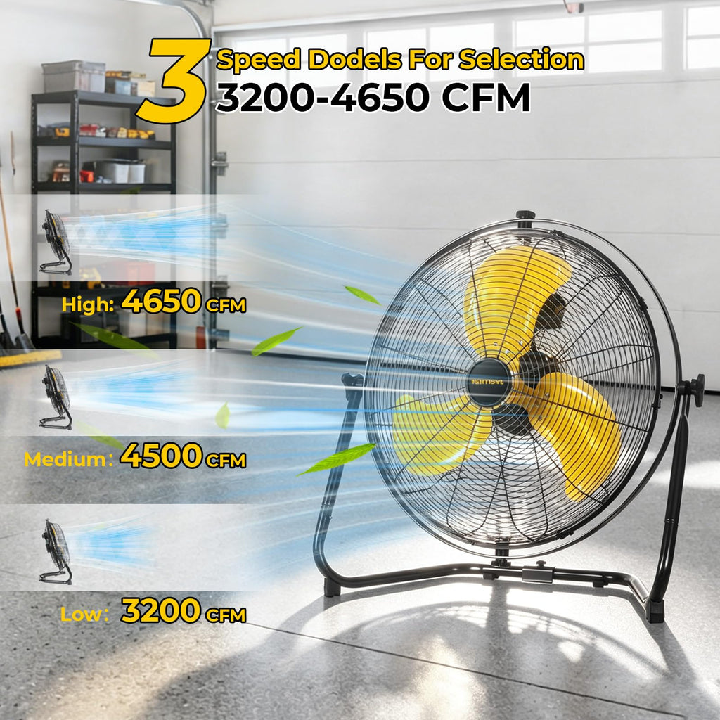 20 Inch 2-in-1 Floor Wall Mounted Fan O49108