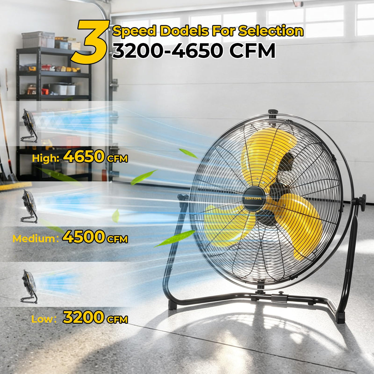 20 Inch 2-in-1 Floor Wall Mounted Fan O49108