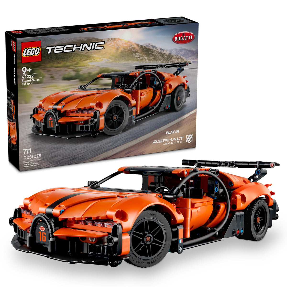 Technic Bugatti Chiron Pur Sport Hypercar S256