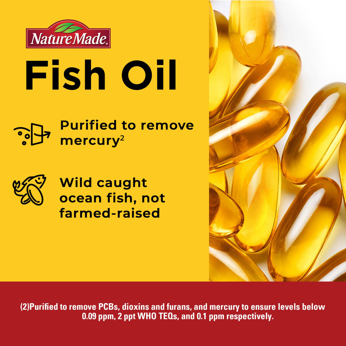 Omega 3 Fish Oil Supplement 1400mg 45 Softgel R870