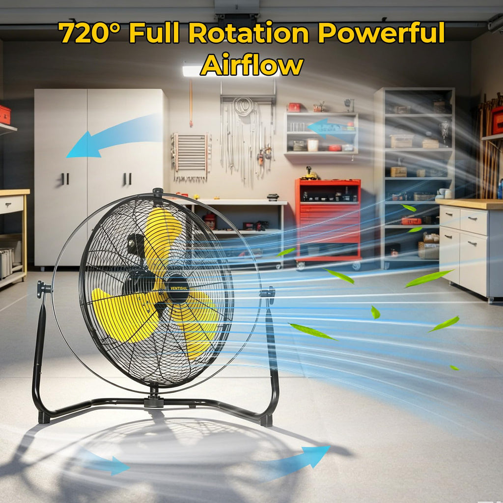 20 Inch 2-in-1 Floor Wall Mounted Fan O49108