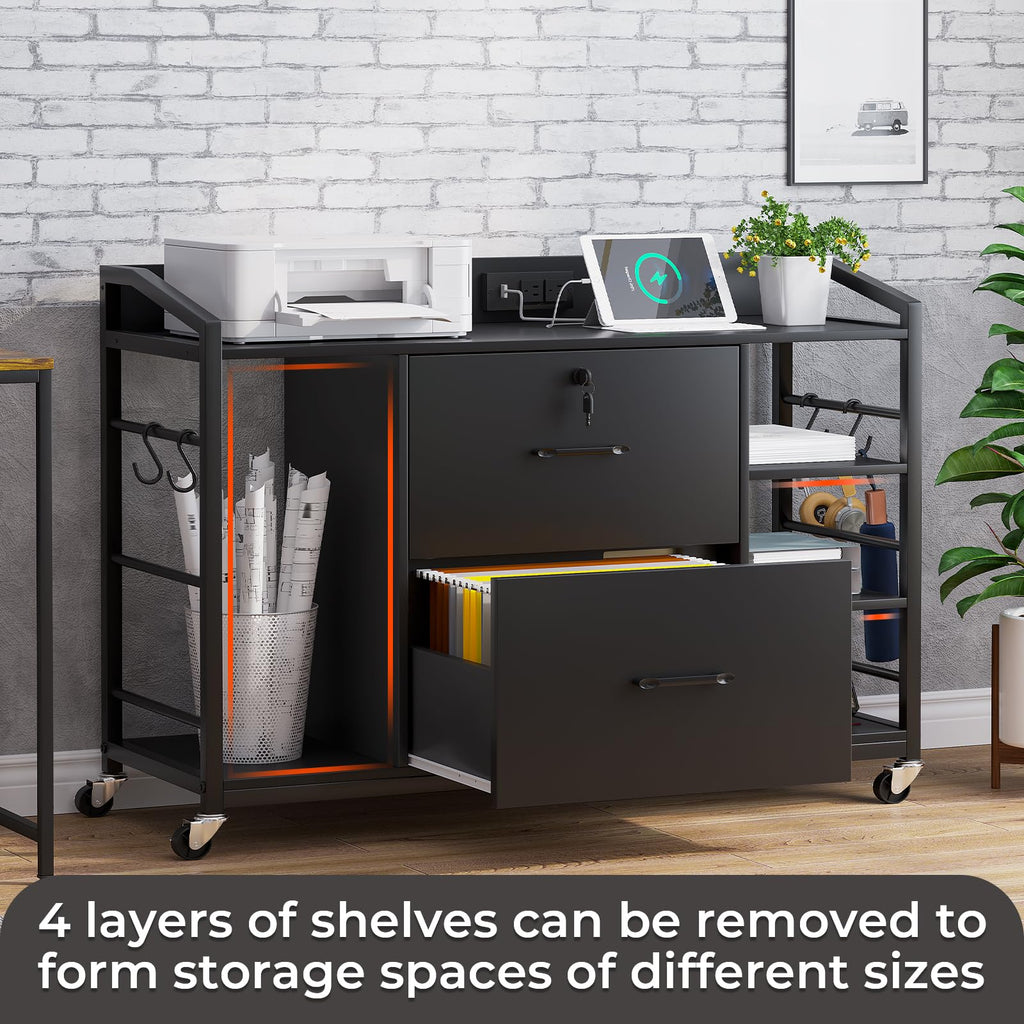 44" File Cabinet with Lock O9840
