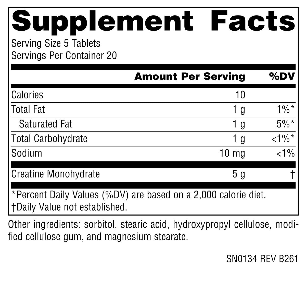 Creatine 100 Tablets R3550