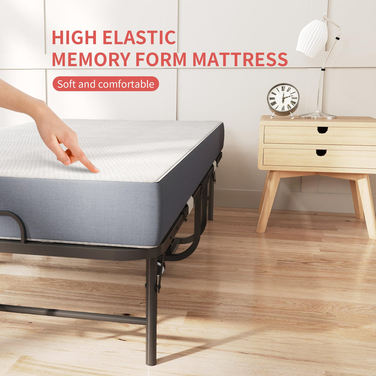 75"x38" Folding Bed with Mattress R130777