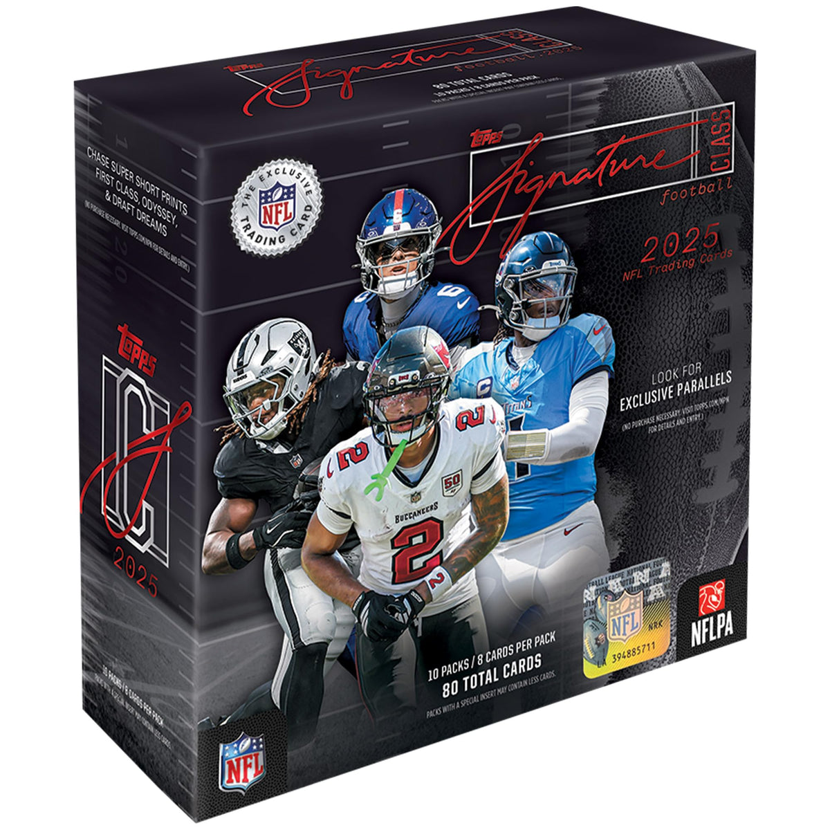 2025 NFL Signature Class Football Mega Box O427499