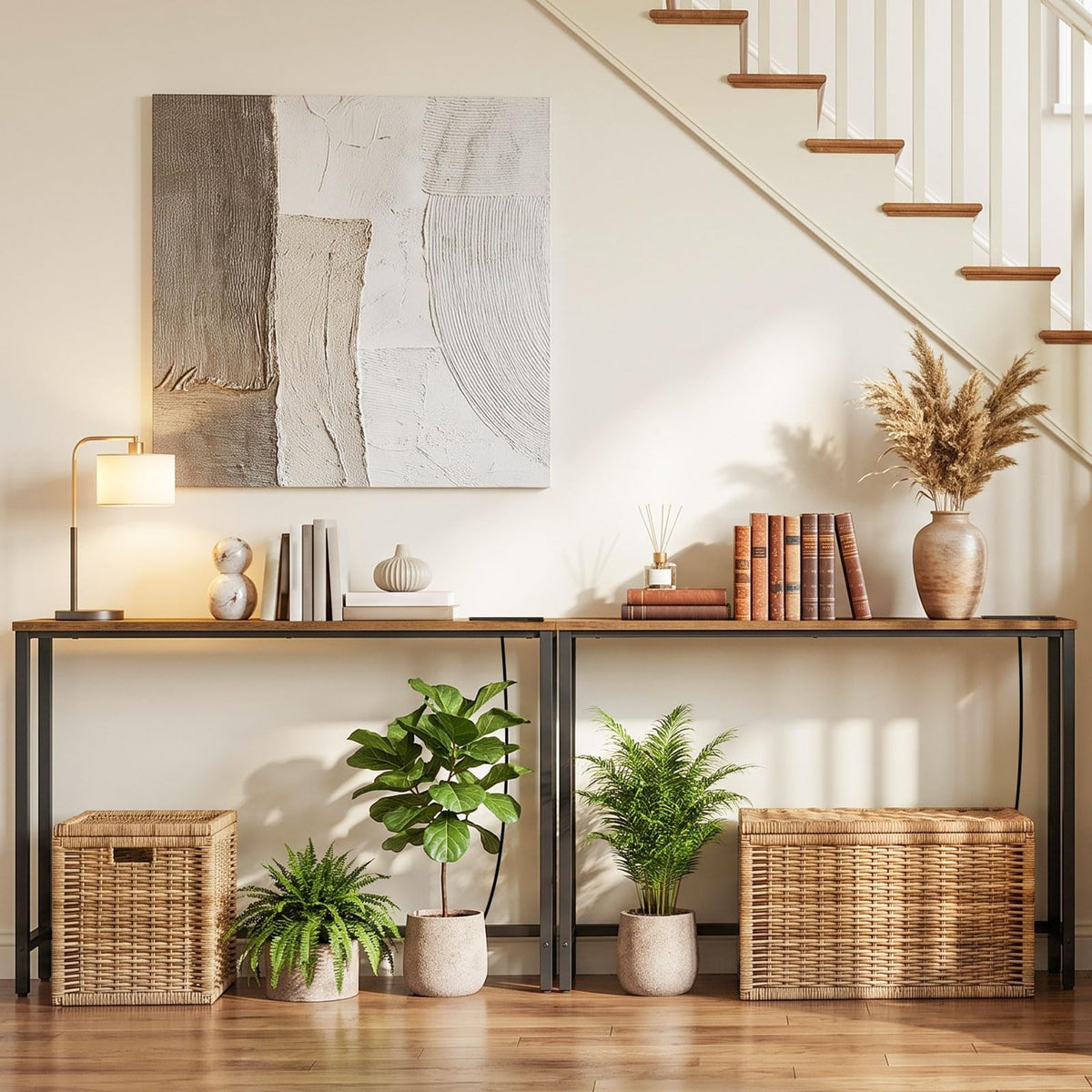 47.2" Narrow Console Table with Power Outlet C727208