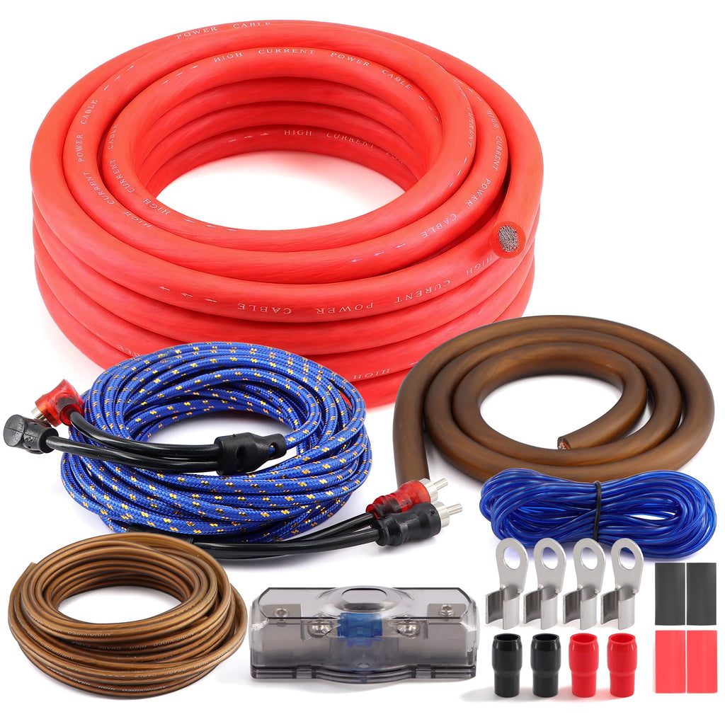 0 Gauge CCA Amplifier Wiring Kit C3476