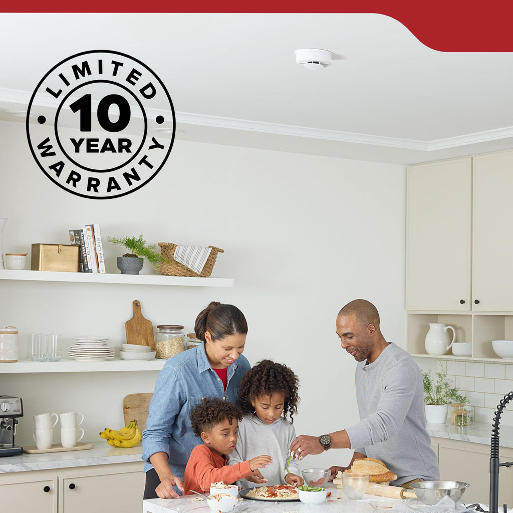 Smoke Detector, Hardwired with AA Battery Backup, 3 Pack X42994
