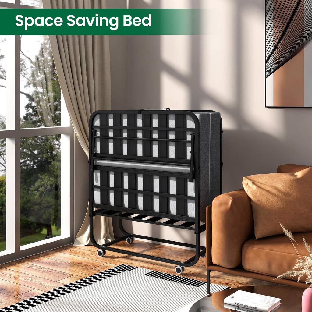 75"x38" Folding Bed with Mattress R130777