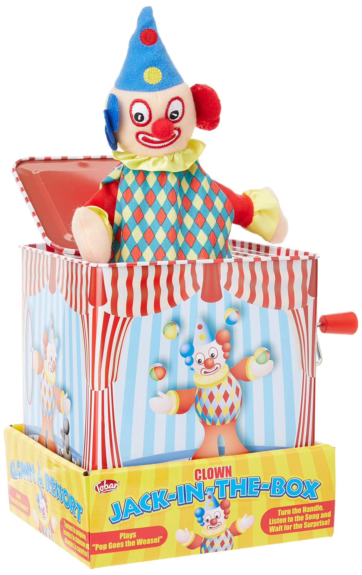Clown Jack in The Box Tin Toy T84728