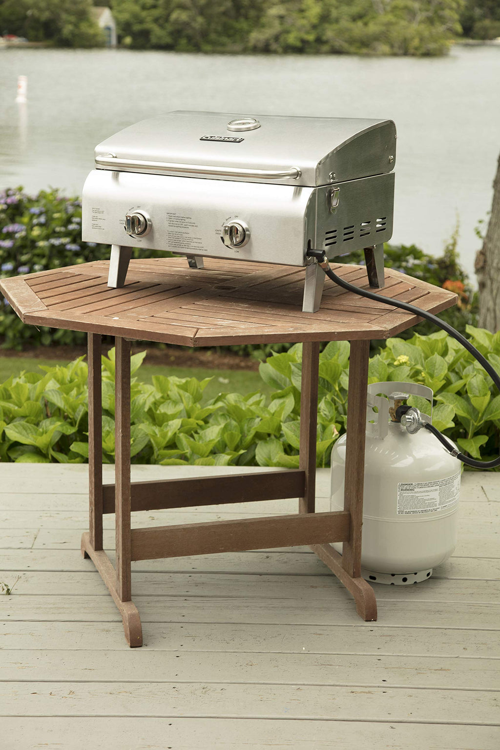 Portable 2-Burner Outdoor Gas Grill E628853