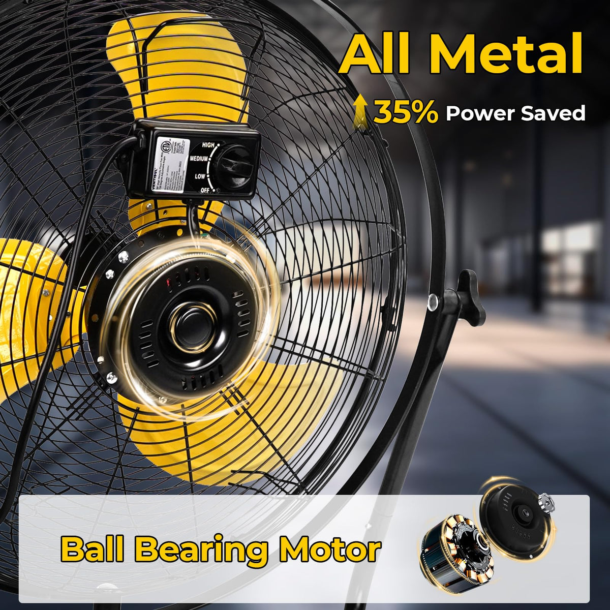 20 Inch 2-in-1 Floor Wall Mounted Fan O49108