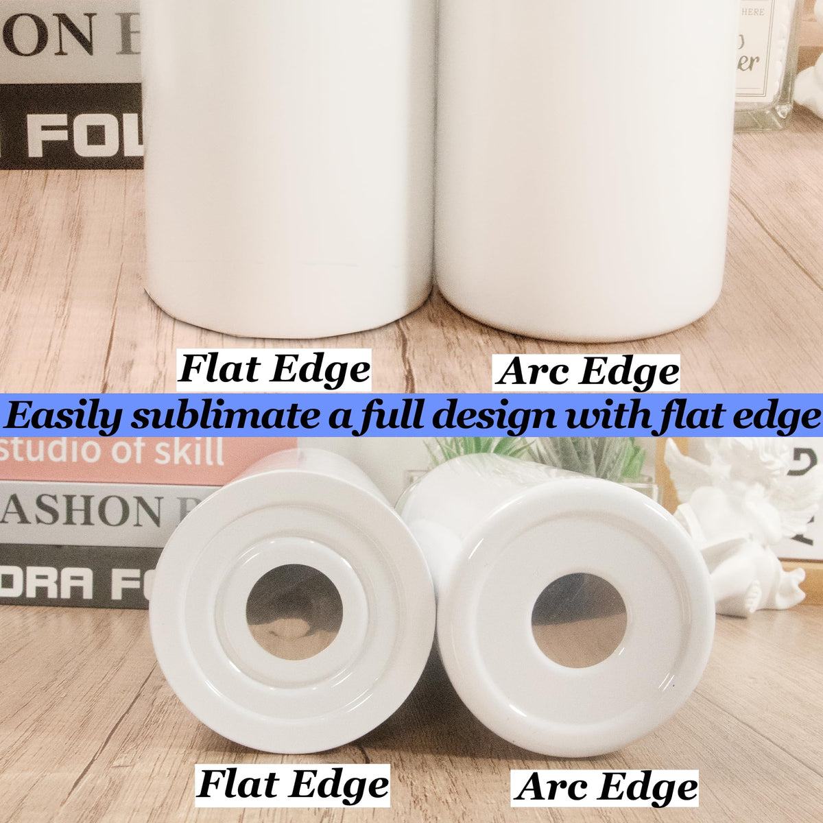 10pcs 20oz Sublimation Tumblers Stainless Steel Blanks Cups Y842