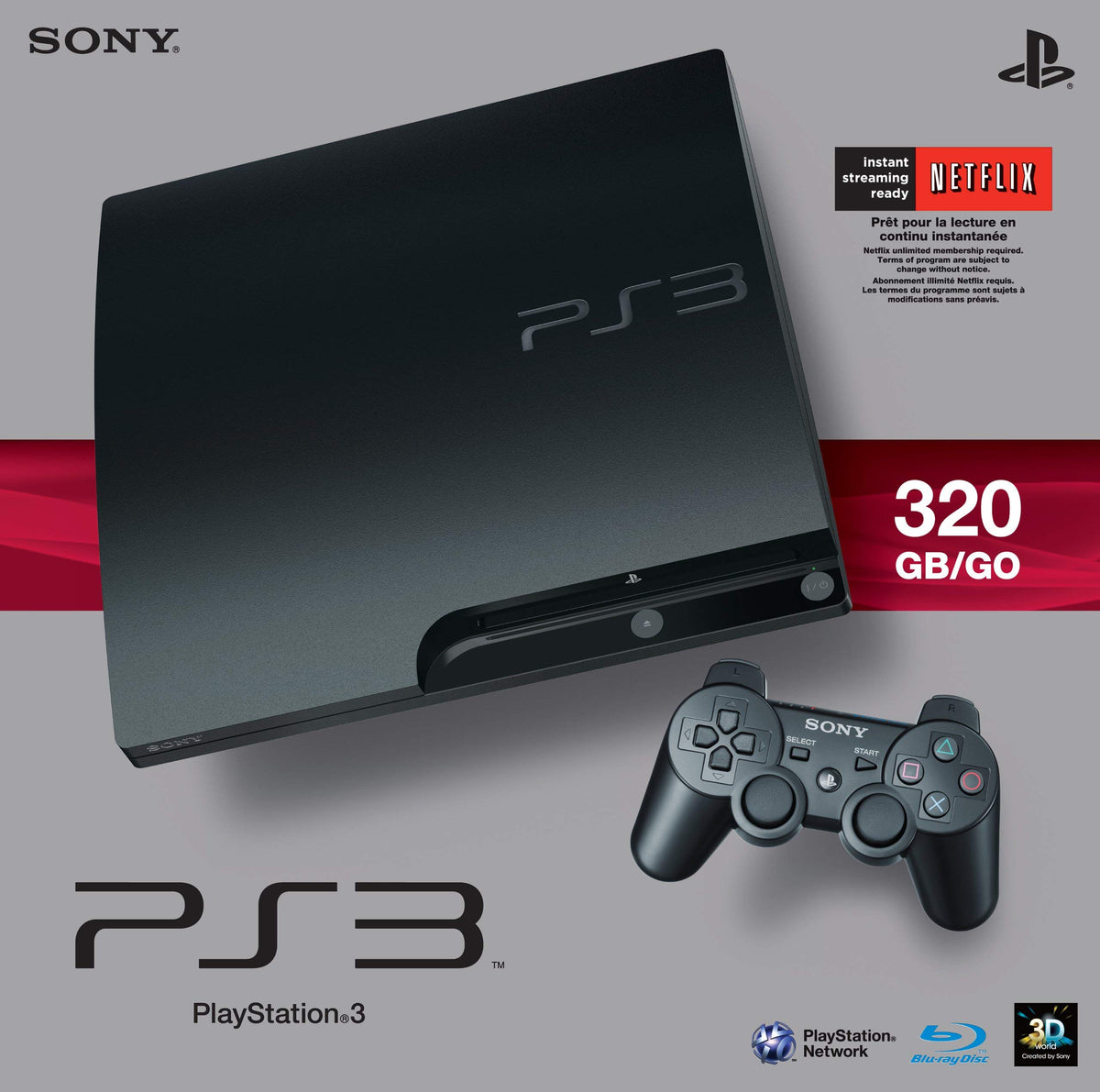Charcoal Black 320 GB Console P7360