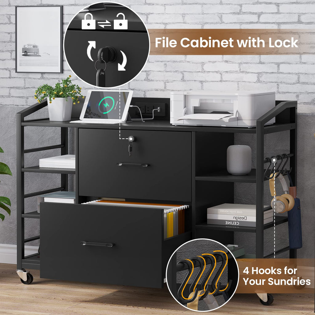 44" File Cabinet with Lock O9840