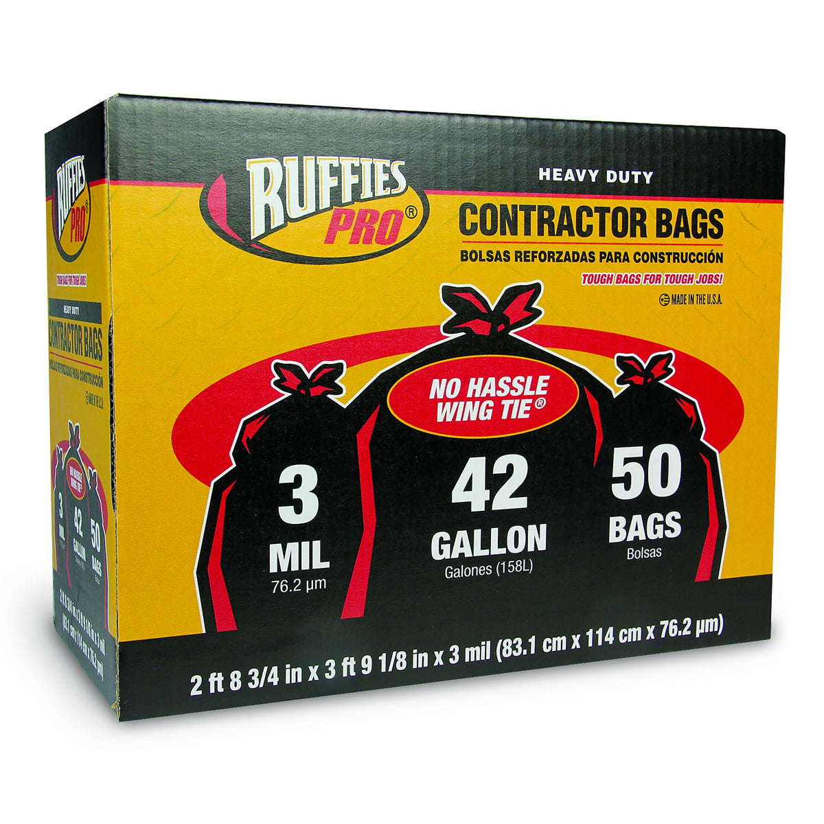 42-Gallon Heavy Duty Contractor Clean Up Bags N6945