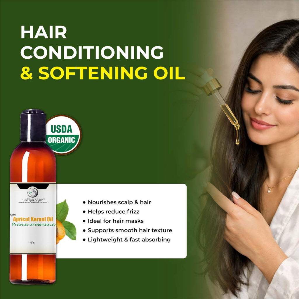 Cold Pressed Apricot Kernel Carrier Oil 4 Fl Oz U3556