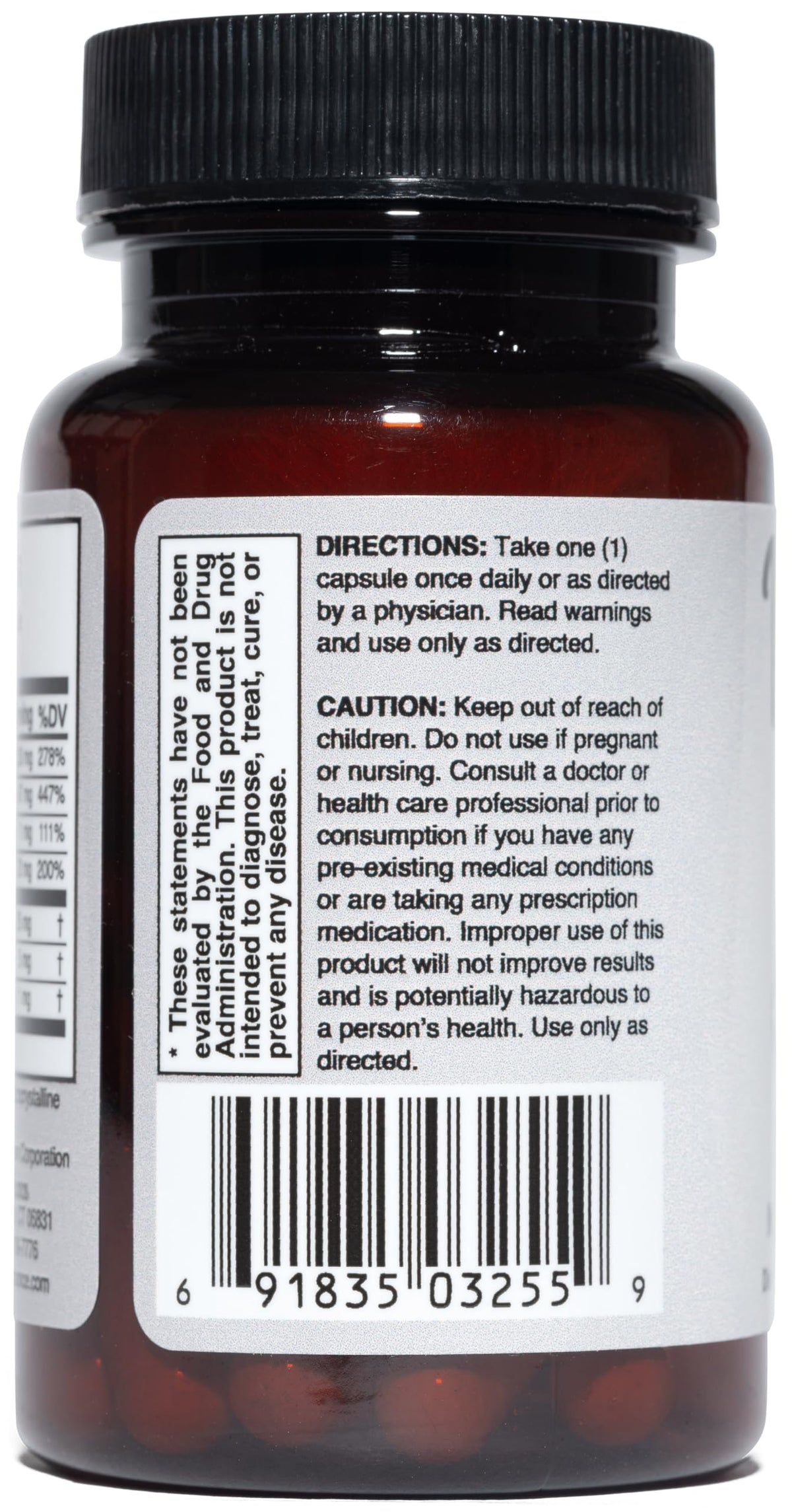 Natural Eye and Vision Support Supplement, Vegan, Gluten-Free B1408