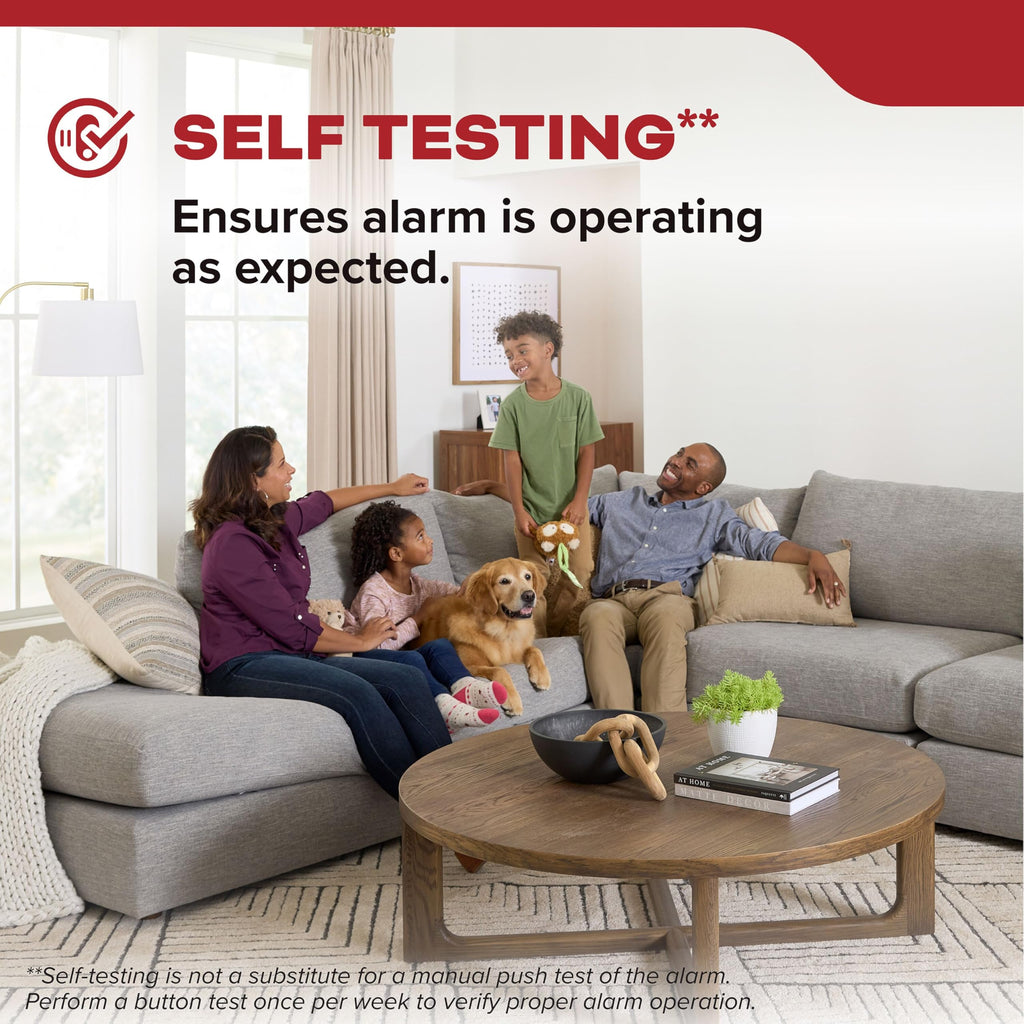Smoke Detector, Hardwired with AA Battery Backup, 3 Pack X42994