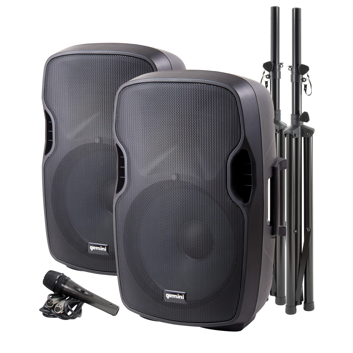 Portable Bluetooth PA Speaker System, 2000W, Black J23676