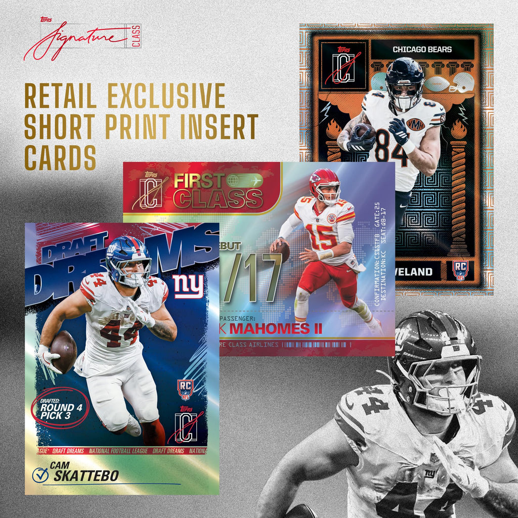 2025 NFL Signature Class Football Mega Box O427499