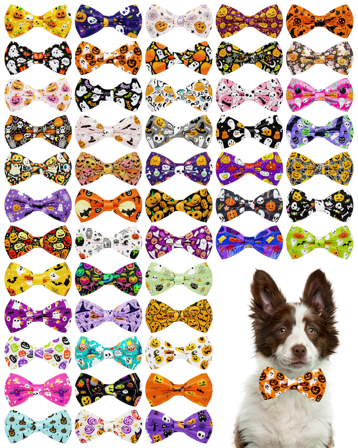 50 Pack Dog Bowties A757888