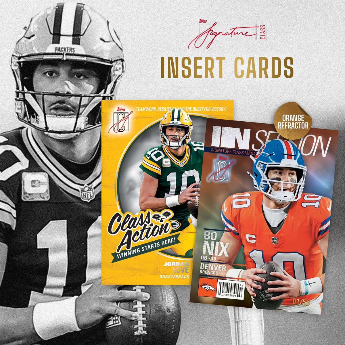2025 NFL Signature Class Football Mega Box O427499
