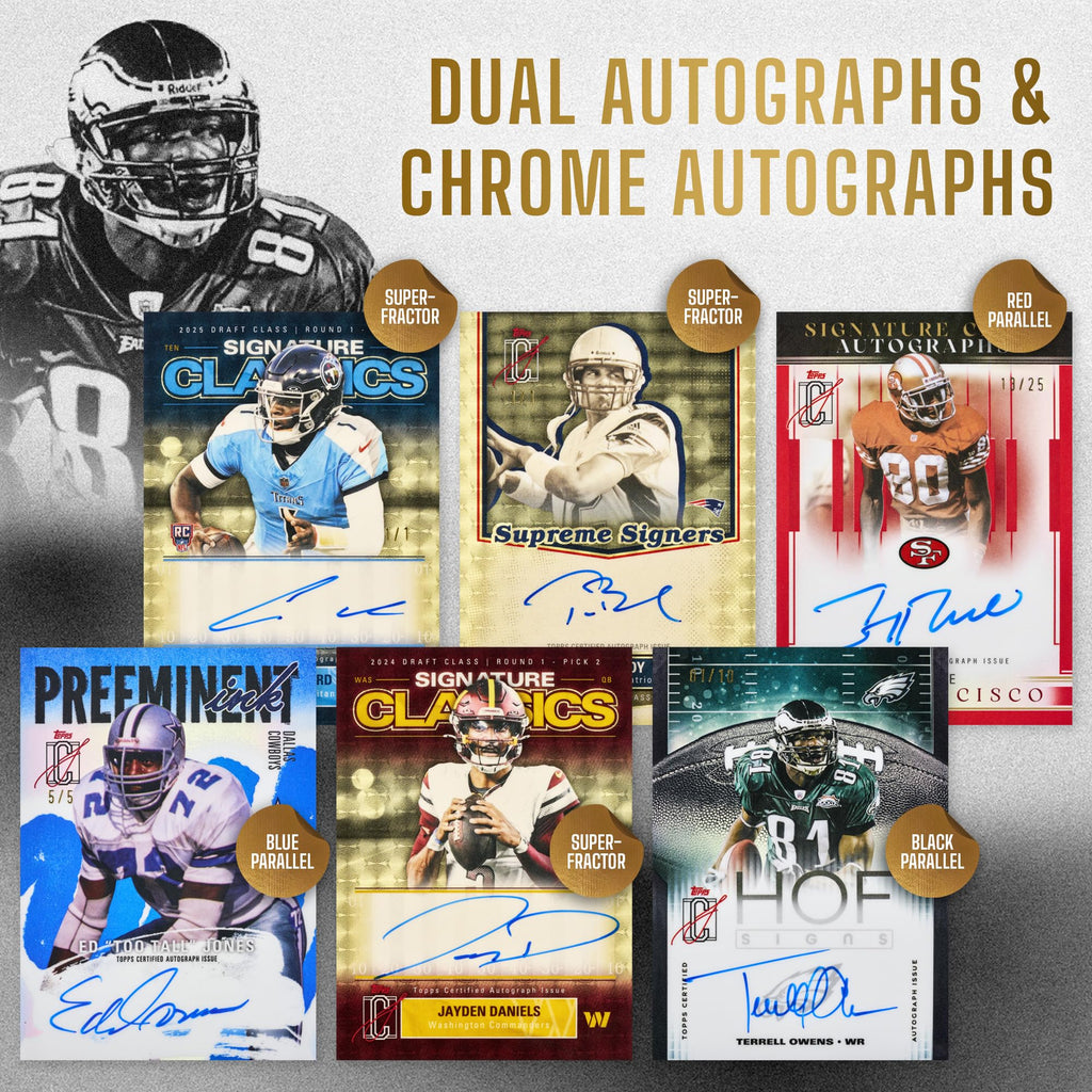 2025 NFL Signature Class Football Mega Box O427499