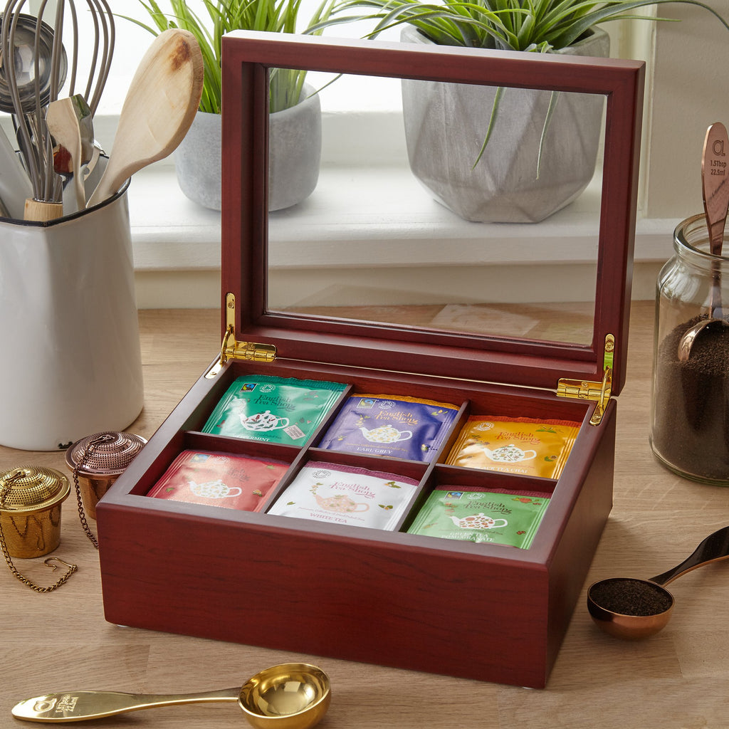 Wooden Tea Bag Organizer D408874