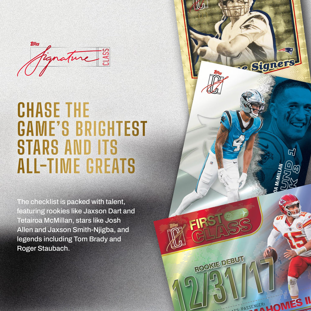 2025 NFL Signature Class Football Mega Box O427499