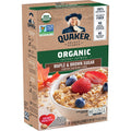 Organic Maple & Brown Sugar Instant Oatmeal, 8 Packets (6 Boxes) A389